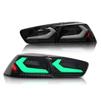 Nuevas Luces Traseras LED RGB de 12V para Mitsubishi Lancer EVO X y Sportback 2008-2018, Ensamblaje de Luces Traseras Personalizadas, Modificación de Automóviles