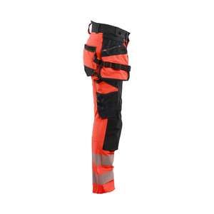 BLAKLADER - 702216485599D21 <b>Women</b>’s hi-vis <b>trousers</b> 4-way <b>stretch</b> Red/Black - EAN 7330509927564 HI-VIS WORKWEAR - Product Image 5