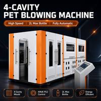 Molde de soplado de botellas PET de 2L y 4 cavidades XUYE-4CR2L-7 de acero con cuello de 28mm, componentes SMC automáticos, molde de soplado de botellas de agua de fábrica