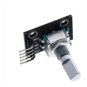 โมดูลตัวเข้ารหัสแบบหมุนได้ 360 องศา KY-040 พร้อมอินเทอร์เฟซ USB และบรรจุกล่อง - Product Image 3