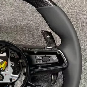 Volante in Fibra di Carbonio e Pelle Personalizzato di Alta Gamma per Porsche Panamera 911 918 718 Macan Cayenne Accessori Auto - Product Image 4