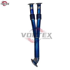 Tuyau d'échappement en alliage de titane Vortex, échappement de voiture, tuyau d'échappement Catback pour Nissan GTR R35, silencieux à soupape personnalisé pour accessoires de voiture - Product Image 5