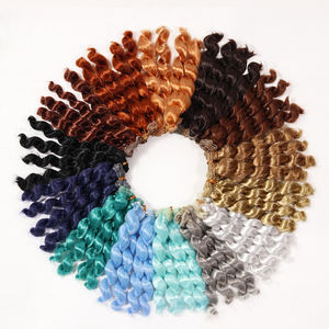 15Cm 20Cm 25Cm Lange Rechte Golf Krullend Hoge Temperatuur Fiber Bjd Sd Pruiken Diy Synthetisch Haar Voor pop Maken - Product Image 5