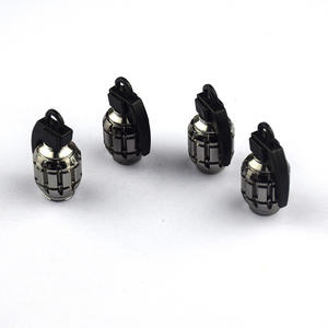 Bouchons de valve en aluminium style grenade pour roues de voiture, camion, moto, vélo - Product Image 5