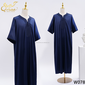 Habib Islamic <strong>Thobe</strong> <strong>Men</strong> Muslim Moroccan <strong>Thobe</strong> High Quality Custom <strong>Men</strong> <strong>Thobe</strong> - Product Image 1