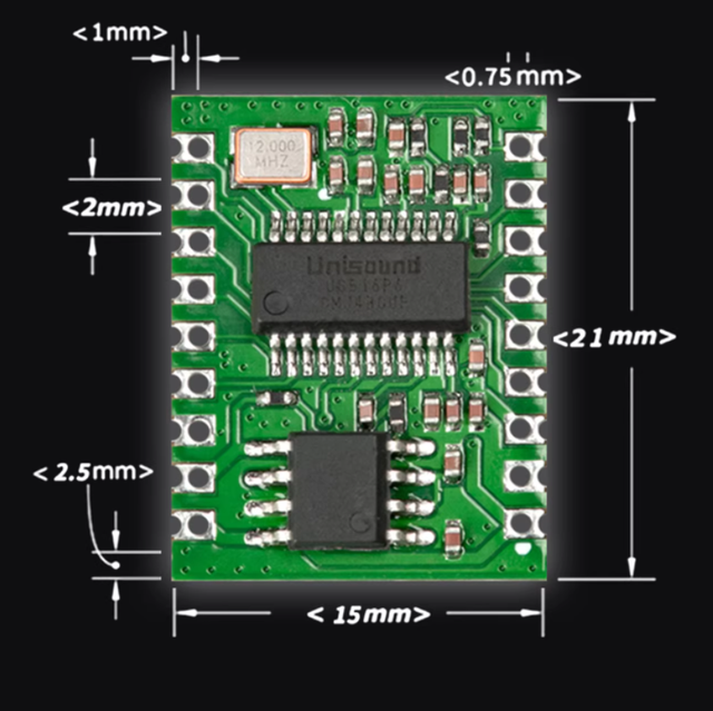 SU-03T Offline AI Voice Recognition Module High Sensitivity Multi-UART Support Zero-Code Custom Command Development Board