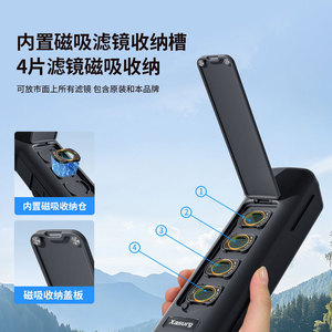 Xesurg Pocket <b>Camera</b> Case With Filter Storage Shockproof Protective Shell For DJI Pocket 3 4 Digital Gear <b>Bag</b> - Product Image 3