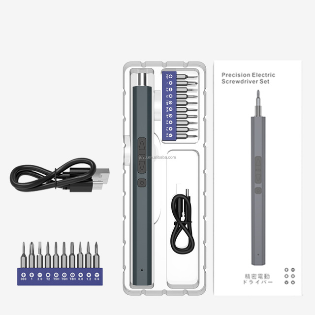 11 in 1 Battery Cordless Precision Electric Screwdriver Kit Mini Tools Set With Magnetic Bits for Phone Laptop Power Screwdriver
