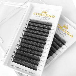 Extension ciglia a <span class=keywords><strong>U</strong></span> CoMango, materiale coreano, morbide, 2D CC <span class=keywords><strong>D</strong></span> <span class=keywords><strong>M</strong></span> L Curl, a forma di <span class=keywords><strong>U</strong></span>, vegane, cruelty-free - Product Image 6
