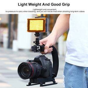 PULUZ support DV portable en forme de U/C <span class=keywords><strong>stabilisateur</strong></span> vidéo Kit de Microphone de fusil de chasse avec tête de tré<span class=keywords><strong>pied</strong></span> pour tous les appareils <span class=keywords><strong>photo</strong></span> SLR - Product Image 3