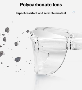 軽量カスタムロゴ産業安全アンチフォグゴーグル花粉アレルギーPC透明ワークメガネフォトクロミックゴーグル - Product Image 5