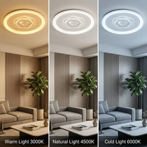 Plafonnier nordique chic avec détail cœur, polyvalent pour salon et couloir, installation facile, qualité supérieure garantie, luminaire fixe - Product Image 3