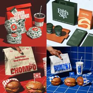 Sacs en papier kraft imprimés flexo de qualité alimentaire, recyclables, écologiques, résistants à la graisse, haut de gamme, avec poignée et logo personnalisable - Product Image 6