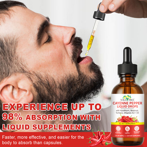 Экстракт кайенского перца SOLOTREE в жидких каплях с цейлонской корицей, куркумой, боярышником, витаминами D3, K2 и свеклой - Product Image 3