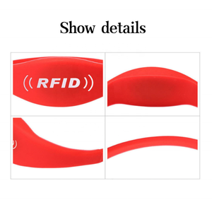 अनुकूलन योग्य 13.56 mhz RFid कैशलेस भुगतान रिस्टबैंड क्लासिक 1k 4k <span class=keywords><strong>nfc</strong></span> सिलिकॉन समायोज्य मिनी टैग em4305 ब्रेसलेट - Product Image 4