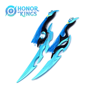 Ehre Könige Lan Tide hunter Blüte 22CM Legierung Metall Handwerk Anime Schlüssel bund Anhänger Modell Geschenk für Sammlerstücke Schwert - Product Image 1