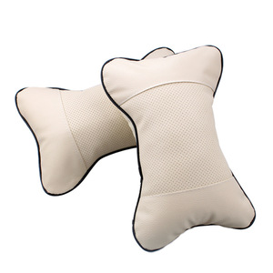 Haute qualité quatre saisons en cuir PU cou oreiller général cuir respirant imperméable voyage chauffage soulage la douleur au cou - Product Image 5