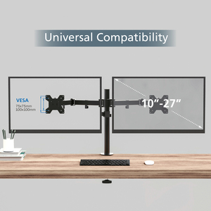 Nuevo Soporte de Escritorio Universal para Dos Monitores, Resistente, Totalmente Ajustable, de Acero, Soporta 2 Pantallas de 32 Pulgadas, Doble Soporte de Escritorio - Product Image 5
