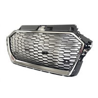 Pour Audi A3, mise à niveau vers la calandre d'origine 8P RS3, calandre noire en ABS, cadre chromé, anneau chromé, modèle 2016-2018