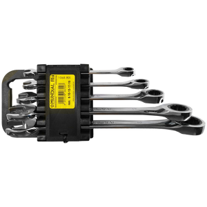 MUNDIAL 5-Piece <b>Ratchet</b> Combination Wrench Set 8÷19 mm Turning <b>Tool</b> - Product Image 1