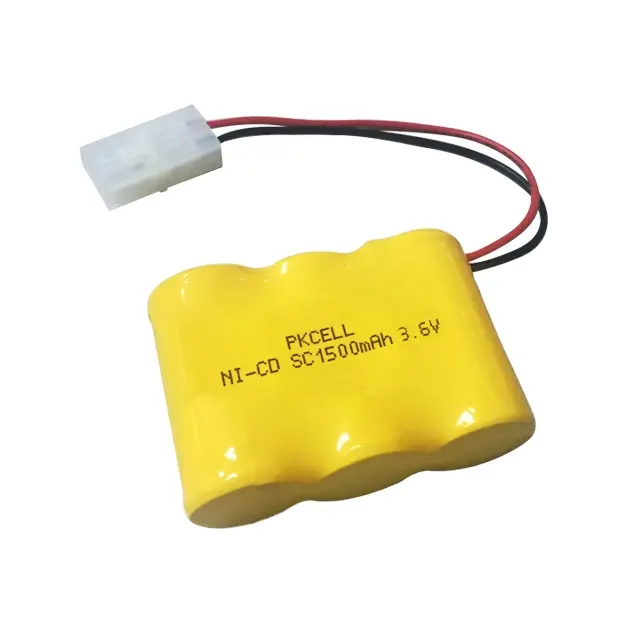 3.6v d-sc ni cd sc1500mAh rechargeable battery pack for emergency led lights