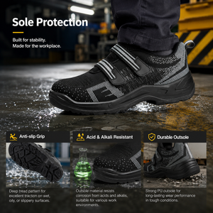 Lightweight CE SB <strong>Composite</strong> <strong>Toe</strong> Safety Shoes Anti Slip Breathable Work <strong>Sneakers</strong> for Workshop - Product Image 3