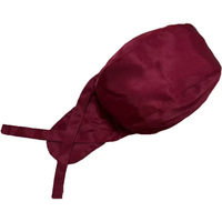 Casquette de chef à nouer, respirante, pour la cuisine, pour femmes et hommes