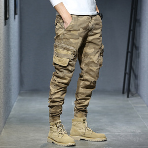 95%cotton 5% Spandex Casual Camouflage Tactical Cargo <strong>Pants</strong> for Men - Product Image 4