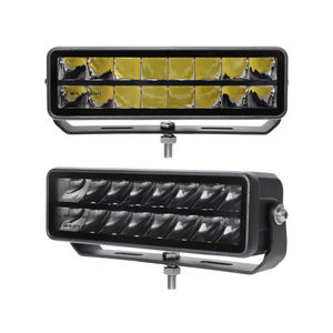 6 pouces 80w LED <span class=keywords><strong>Spot</strong></span> Worklight Blanc Pod Petite Barre Lumineuse Double Rangée Réfraction Lumière Tasse Conduite LED Lumière - Product Image 1