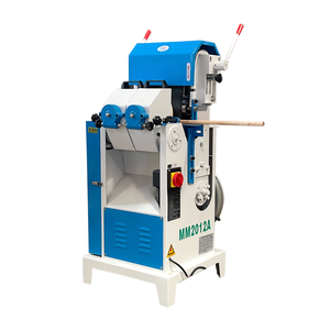 Máquina lijadora de barras redondas fácil de operar, lijadora de doble banda para mangos de escoba de madera, componentes principales del motor incluidos - Product Image 1
