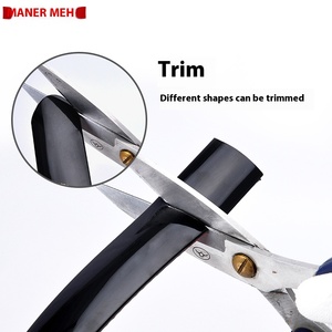 Universal Glossy Black <strong>PVC</strong> Door Edge Frame Strip Anti-Collision and Anti-Scratch Bumper <strong>Window</strong> <strong>Trim</strong> for Cars - Product Image 5