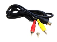 Kabel AV Pengganti Berkualitas Tinggi untuk Sega Genesis 2, Mega Drive 2 & 3 Stereo AV TV Video Cable Lead RF Pengganti Kabel Pengisian Daya