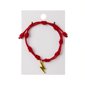 Bracciale Nodo a Sette Stelle in Acciaio Inossidabile Golden Lightning, Fatto a Mano - Product Image 2