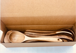 Ensemble d'<span class=keywords><strong>ustensiles</strong></span> <span class=keywords><strong>de</strong></span> <span class=keywords><strong>cuisine</strong></span> en teck, en bois/bambou, en bois d'acacia, vente en gros, 6 pièces - Product Image 6