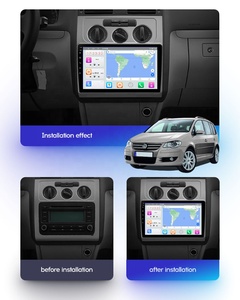 راديو تلقائي عالي الجودة 6 + + GB لسيارة VW Touran-our play andid مشغل GPS للملاحة carg 4G فيديو - Product Image 2