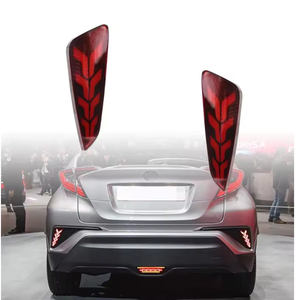 ไฟสะท้อนแสง LED ที่กันชนหลัง ไฟตัดหมอก ไฟเบรก ไฟท้าย สำหรับรถยนต์โตโยต้า <span class=keywords><strong>CHR</strong></span> CH-R ปี 2017-2020 อุปกรณ์ยึดเครื่องยนต์ - Product Image 1