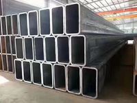 Tubería Cuadrada de Acero al Carbono Laminada en Caliente Q235 Q345, Tubo Estructural Soldado ERW, Rectangular, Delgado y Hueco