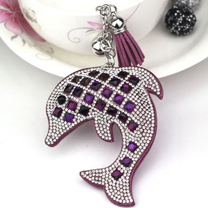 2026 Innovative Rhinestone <b>Keychain</b> <b>Personalized</b> Tassel Crystal Diamond Shape Key Chain Bag Accessories - Product Image 5