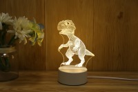 Lampe à ours à motif personnalisé d'anime, illusion 3D, salon, lampe de table écologique, décoration de la maison, lumière LED pour enfants, veilleuse