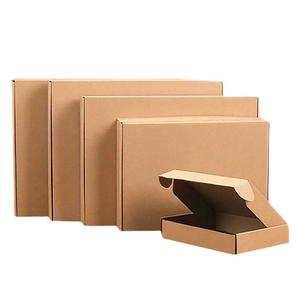 Bulk Cheap Price Custom Printed Logo Shipping Courier Box <strong>Blank</strong> Natural Kraft Cardboard <strong>Paper</strong> <strong>Boxes</strong> for Clothing Packaging - Product Image 1