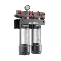 Aicksn Prix d'usine Filtre à eau à osmose inverse Purificateur d'eau Hot & Cold Ro Filter Coffee Counter Top House Water Filter