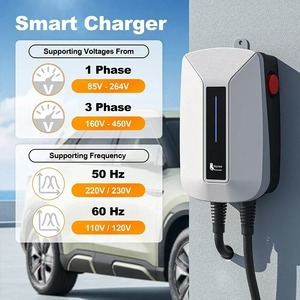 เครื่องชาร์จรถยนต์ไฟฟ้า Feyree New 7KW สำหรับใช้ในบ้าน AC 230V 32A ปรับกระแสได้ ชนิด Type2 แบบติดผนัง สำหรับใช้ภายในอาคาร - Product Image 4