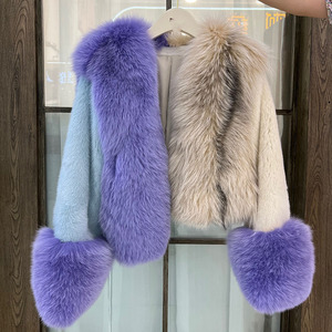 <span class=keywords><strong>Cappotto</strong></span> alla moda per ragazze alla moda con scollo a V invernale in vera pelliccia di volpe <span class=keywords><strong>cappotto</strong></span> da donna <span class=keywords><strong>senza</strong></span> felpa con cappuccio - Product Image 3