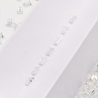 2*3*4mm 0.2ct GRA Certifiated Moissanite Tapered Baguette Moissanite Loose Moissanite