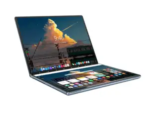 Neuer 13.5 + 13.5 Zoll 2 in 1 Laptop Doppelscreen-Touchscreen-Laptop für Tragbarkeit