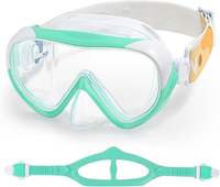 Masque de plongée pour enfants, masque de plongée avec protection du nez, lunettes de natation anti-buée pour la plongée avec tuba, la plongée et la natation