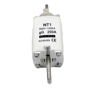 Высокая пропускная способность 500 В 120KA 200A HRC керамические/медные лопасти предохранитель термического использования CE/TUV сертифицированный IEC60269 - Product Image 2