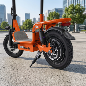 Rueda Trasera para Scooter Eléctrico HEZZO T3 con Motor de 750W, Construcción de Aleación de Aluminio, Tecnología de Freno de Disco y Absorción de Impactos - Product Image 3
