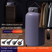 Séchoir à Linge Électrique Automatique Mural pour Maison, Extérieur, Hôtel et Camping-car, en Plastique et Alimenté par Batterie