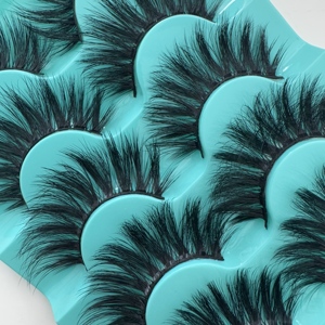 Bán buôn mèo khối lượng mắt multipack hỗn hợp cái nhìn tự nhiên handmade ấn tượng Fluffy tổng hợp Lông mi giả - Product Image 3